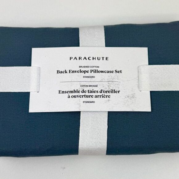 Parachute Brushed Cotton Back Envelope Pillowcase Standard Set in Dusk NEW - Picture 5 of 7
